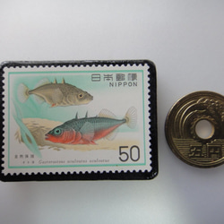 日本動物保護郵票胸針4012 第3張的照片