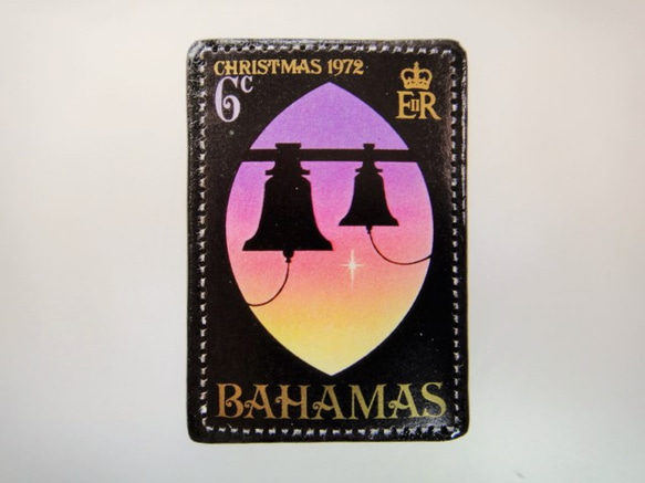 バハマ　クリスマス切手ブローチ4083 1枚目の画像