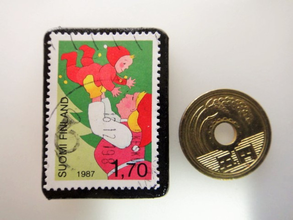 芬蘭聖誕郵票胸針4299 第3張的照片