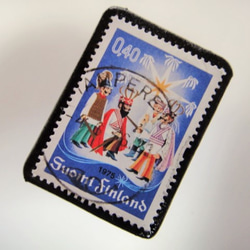 芬蘭聖誕郵票胸針4304 第2張的照片