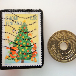 芬蘭聖誕郵票胸針4305 第3張的照片