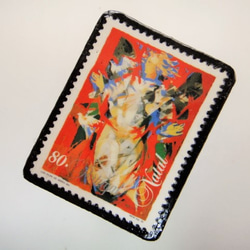 葡萄牙聖誕郵票胸針4353 第2張的照片