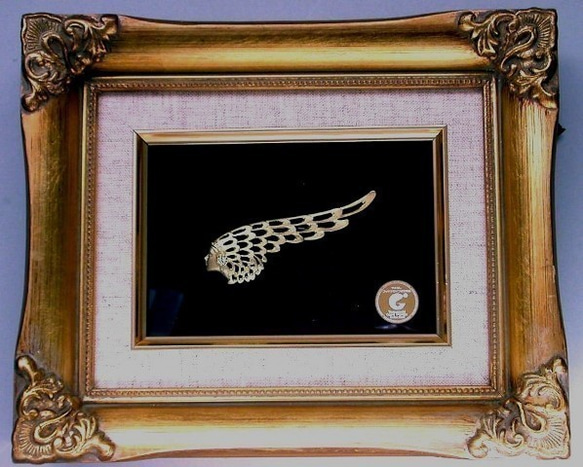 ブローチ「天使の翼」 3枚目の画像