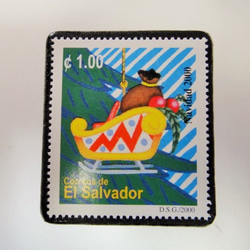 El Saladador聖誕郵票胸針4371 第1張的照片