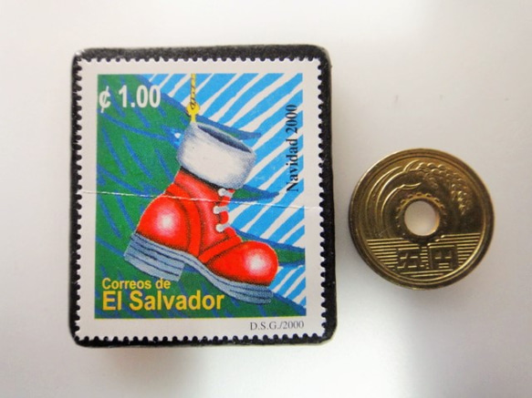El Saladador聖誕郵票胸針4374 第3張的照片