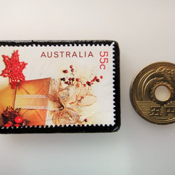オーストラリア　クリスマス切手ブローチ　4378 3枚目の画像