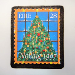 愛爾蘭聖誕郵票胸針4522 第1張的照片