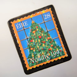 愛爾蘭聖誕郵票胸針4522 第2張的照片
