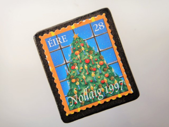 愛爾蘭聖誕郵票胸針4522 第2張的照片
