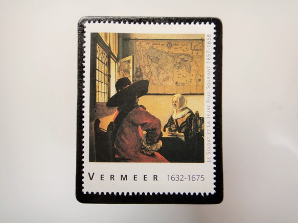 法國威猛（Vermeer）郵票胸針4597 第1張的照片