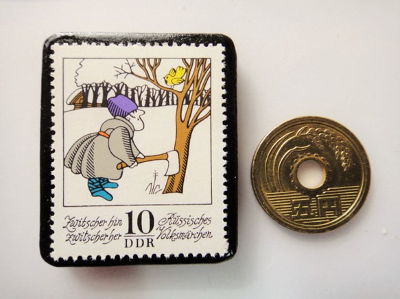 前東德童話郵票胸針4610 第3張的照片