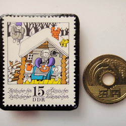 前東德童話郵票胸針4611 第3張的照片