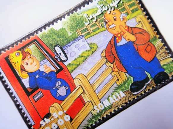 ソマリア　切手ブローチ4637 2枚目の画像