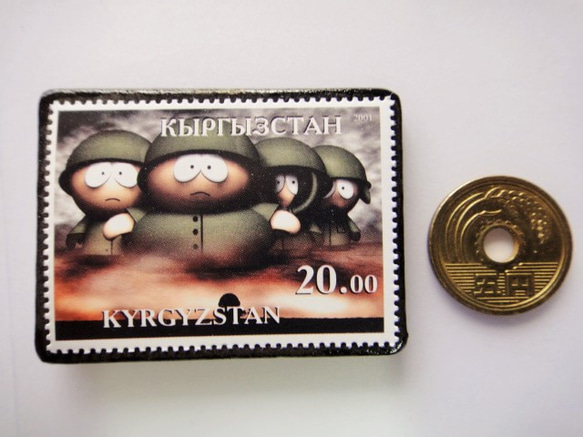 ソマリア　切手ブローチ4644 3枚目の画像