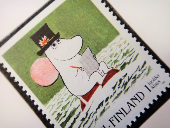 芬蘭童話郵票胸針4675 第2張的照片