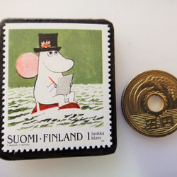 芬蘭童話郵票胸針4675 第3張的照片
