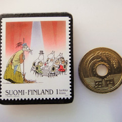 芬蘭童話郵票胸針4679 第3張的照片