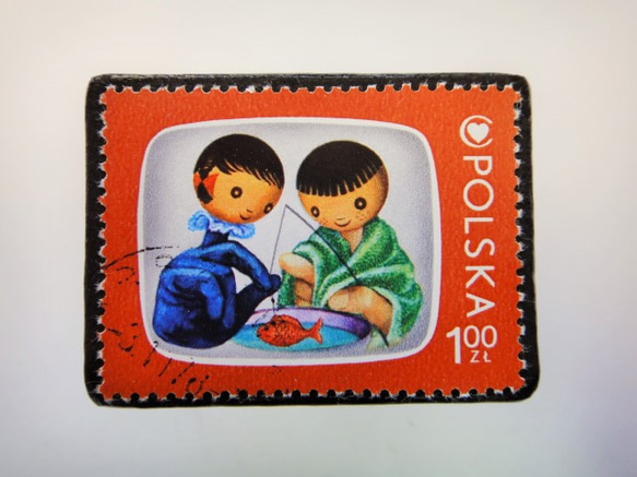 波蘭卡通郵票胸針4735 第1張的照片