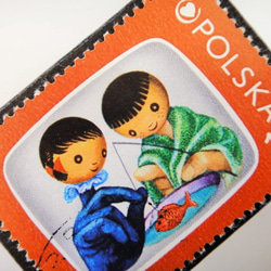 波蘭卡通郵票胸針4735 第2張的照片