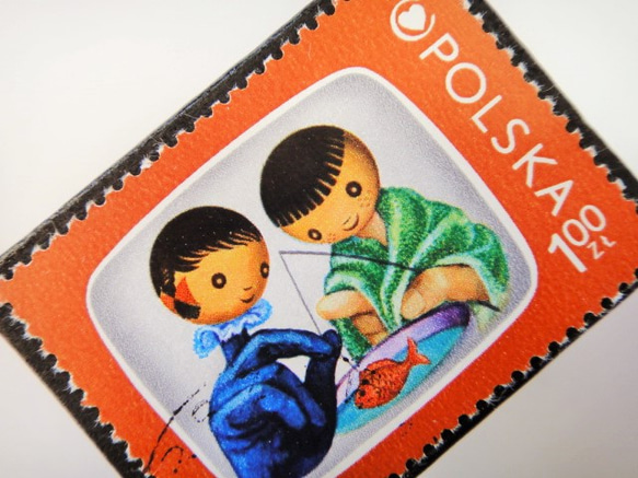 波蘭卡通郵票胸針4735 第2張的照片