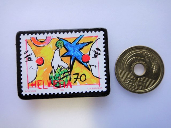 Swiss Circus Stamp胸針4751 第3張的照片