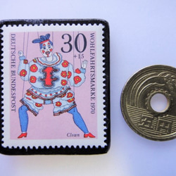 德國牽線木偶郵票胸針4755 第3張的照片