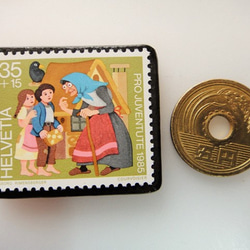 瑞士亨德爾和格萊特郵票胸針4771 第3張的照片