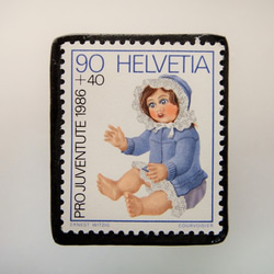 瑞士玩具郵票胸針4778 第1張的照片