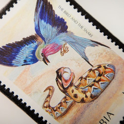 贊比亞Isop童話郵票胸針4782 第2張的照片