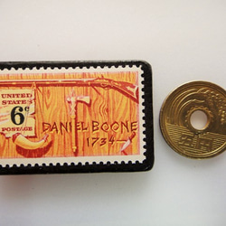 アメリカ　神話切手ブローチ 4789 3枚目の画像