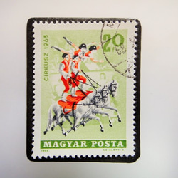 匈牙利馬戲團郵票胸針4816 第1張的照片