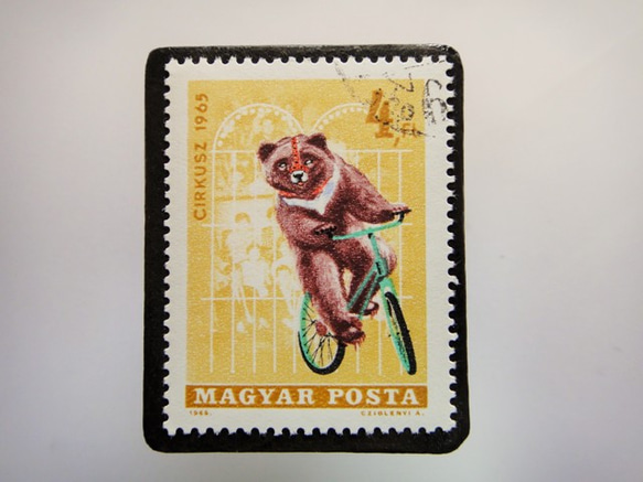 匈牙利馬戲團郵票胸針4818 第1張的照片