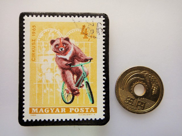 匈牙利馬戲團郵票胸針4818 第3張的照片