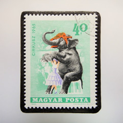 匈牙利馬戲團郵票胸針4824 第1張的照片