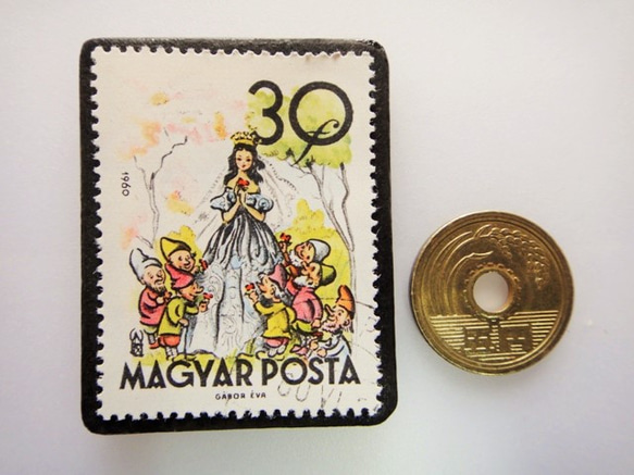 匈牙利童話郵票胸針4829 第3張的照片