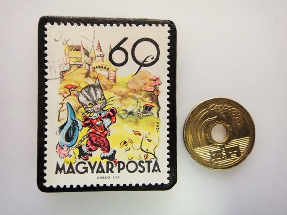 匈牙利童話郵票胸針4831 第3張的照片