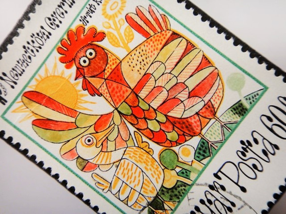 ハンガリー　童話切手ブローチ4833 2枚目の画像