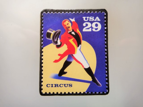 美國馬戲團郵票胸針4890 第1張的照片