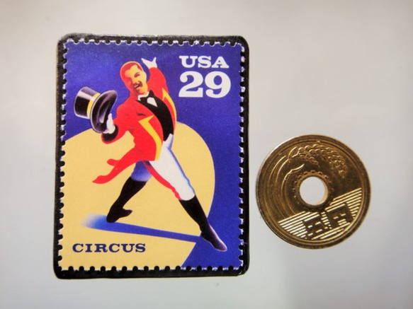 美國馬戲團郵票胸針4890 第3張的照片