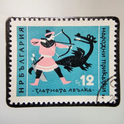保加利亞童話郵票胸針4901 第1張的照片