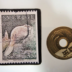 スウェーデン　切手ブローチ4953 3枚目の画像
