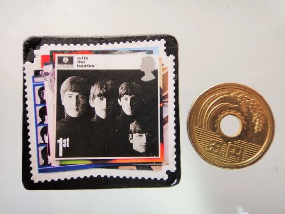 英國2007甲殼蟲樂隊郵票胸針5002 第3張的照片