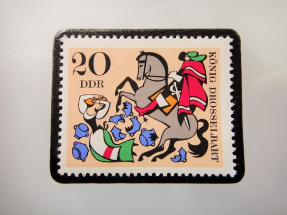 老東德童話郵票胸針5022 第1張的照片