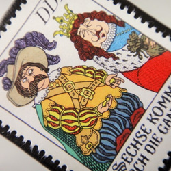 ドイツ　童話切手ブローチ5031 2枚目の画像