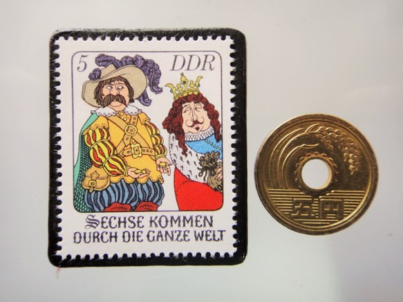 ドイツ　童話切手ブローチ5031 3枚目の画像