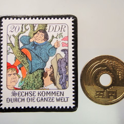 ドイツ　童話切手ブローチ5033 3枚目の画像