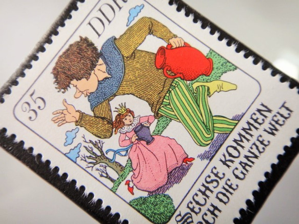 老東德童話郵票胸針5035 第2張的照片