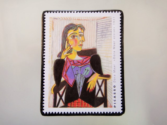 4351 外国切手 フランス 怠け 1998年 ピカソ絵画 「春」高額面