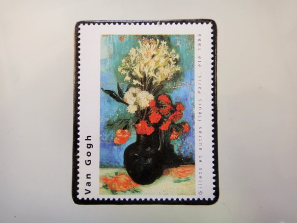 法國梵高郵票胸針5062 第1張的照片