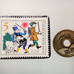 老東德童話郵票胸針5120 第3張的照片